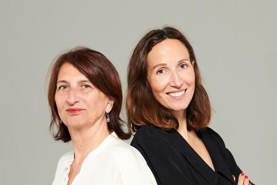Jeanne Thiriet et Vanessa Caffin, fondatrices de Livres Agités. 