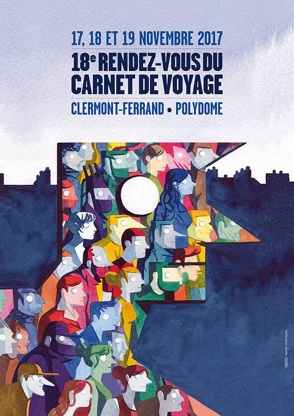 Le Rendez-vous du Carnet de Voyage a dévoilé son affiche 2022