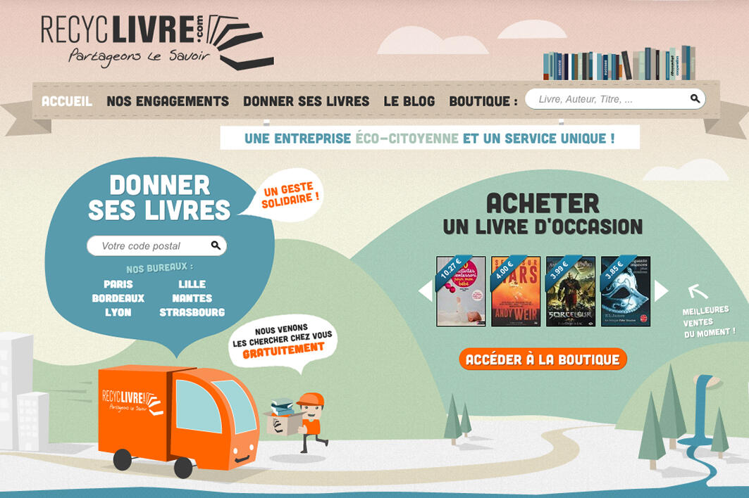 RecycLivre, l' du livre de seconde main 