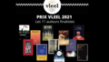 Les finalistes du prix Vleel 2021 dans la catégorie "auteurs"