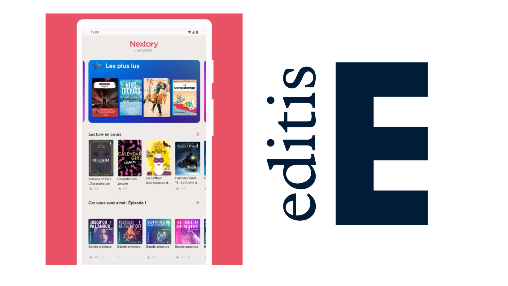 Editis ouvre son catalogue d’ebooks à Nextory France - Livres Hebdo