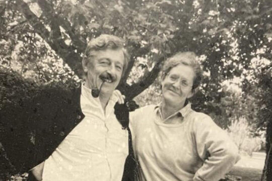 Hubert Nyssen et Christine Le Boeuf