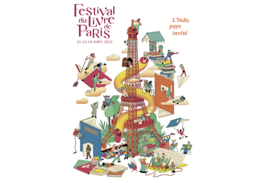 L'affiche du festival du livre de Paris 