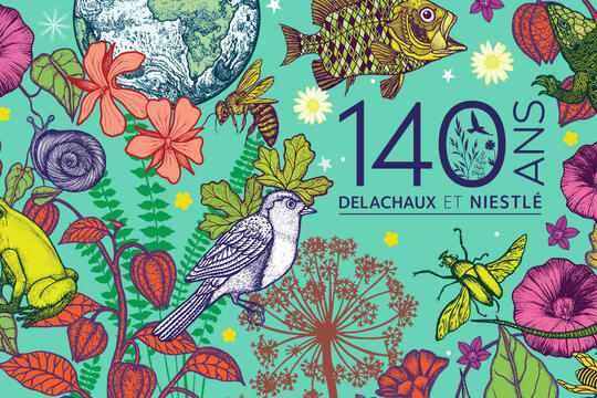 Affiche anniversaire de Delachaux & Niestlé