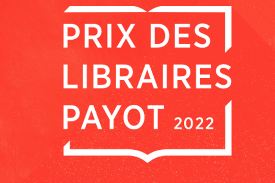 Prix des libraires Payot 2022