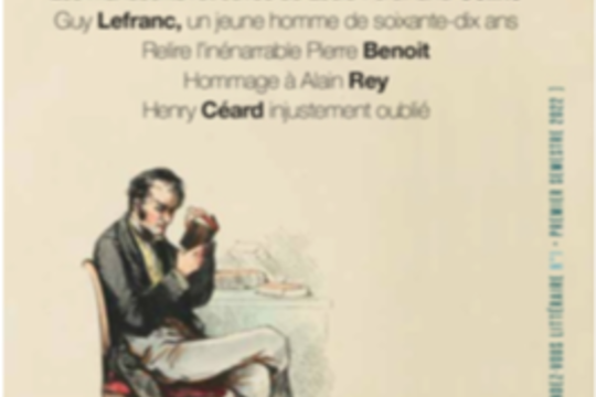 Littérature & Cie, nouvelle revue littéraire, 5 mai 2022