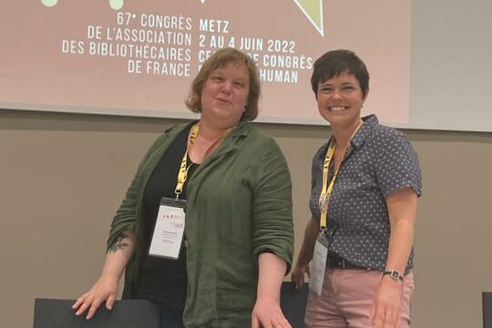 Hélène Brochard et Loriane Demangeon Congrès ABF 2022