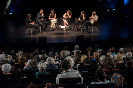 Littérature Live, le festival international de littérature de la Villa Gillet en mai 2022 © Bertrand Gaudillère / Item (Sauf celle du bâtiment Villa © DR)