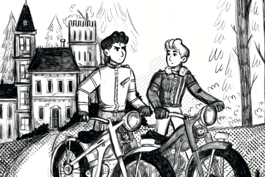 Hardy Boys-illustration Julie Staboszevski- CHATTYCAT