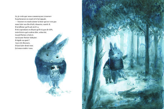 Carl Norac, illustrations Gaya Wisniewski, "Ma plus belle ombre" (Éditions MeMo) : Quelque chose bleu0.jpg
