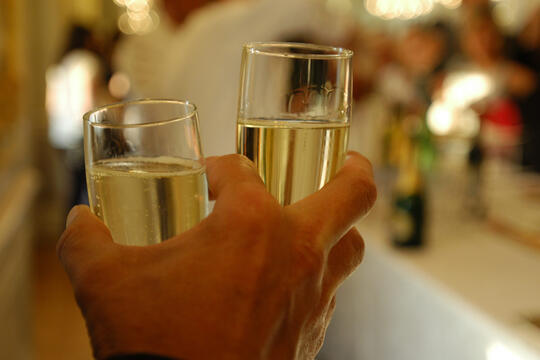 Champagne pour les lauréats des grands prix littéraires