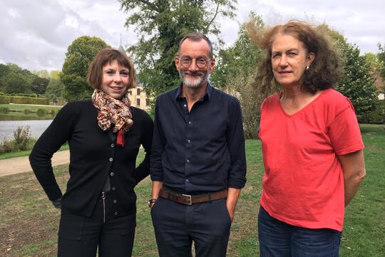 Mélanie Steinbach (Bibliothèque d’Alsace), François Rosfelter (Bibiliothèque départementale de la Vienne) et Marie-Joe Mallet (BD de Dordogne)