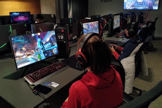 Séance de Rocket League à Montpellier, en 2022.