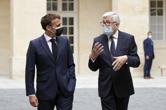 Philippe Bélaval et Emmanuel Macron