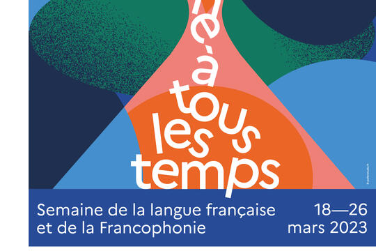 affiche 28e édition semaine de la langue française et de la francophonie