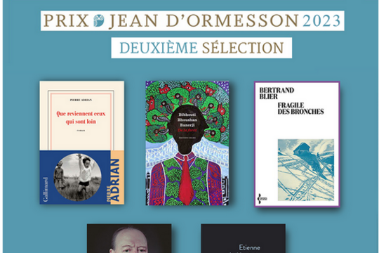 sélection prix Jean d'Ormesson 2023