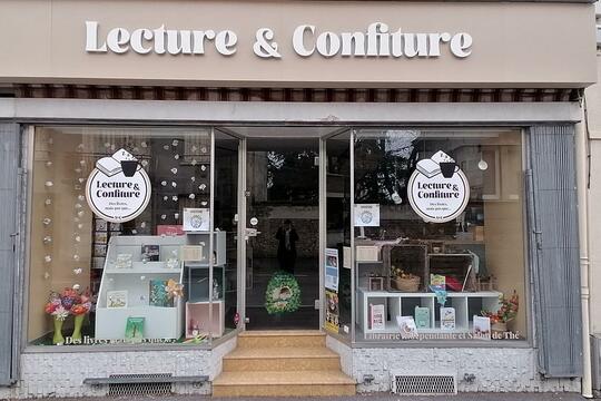 Lecture et confiture façade