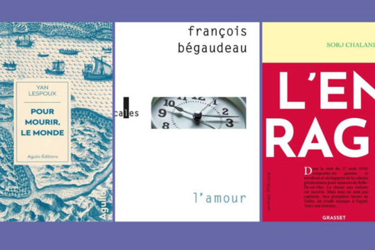 Finalistes Libr'à Nous 2024 dans la catégorie "Littérature francophone"