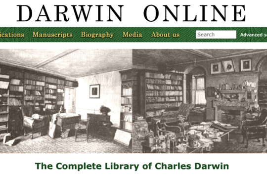 La bibliothèque en ligne de Charles Darwin