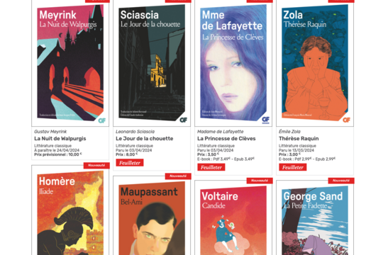 60 ans de la collection GF chez Flammarion