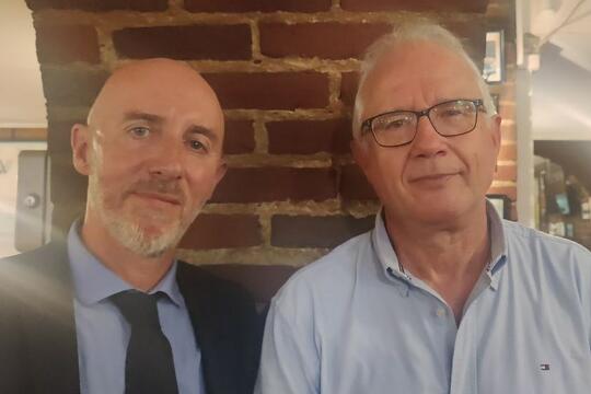 Francis Geffard et Pascal Thuot