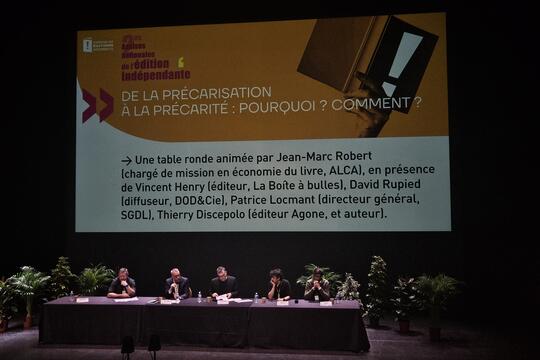 Conférence aux Assises nationales de l'édition indépendante à Bordeaux