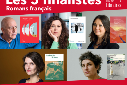Les cinq romans français finalistes du prix des Libraires 2025