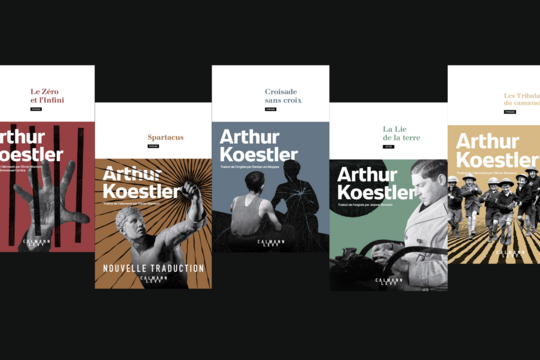 Couvertures des rééditions d'Arthur Koestler