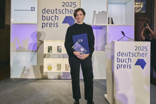 Dorothee Elmiger, lauréate du prix du livre allemand 2025