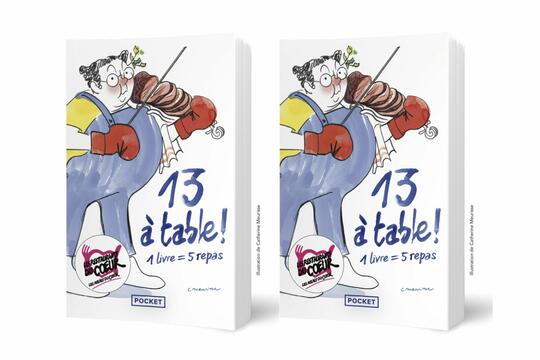 « 13 à table ! », le recueil solidaire des Restos du Cœur, revient pour une 12e édition