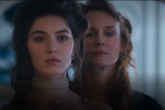 Anamaria Vartolomei et Diane Kruger dans la bande-annonce de Merteuil