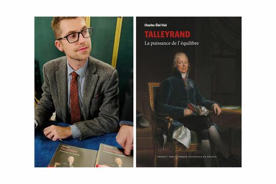 Charles-Éloi Vial, lauréat du prix du Livre Talleyrand 2025