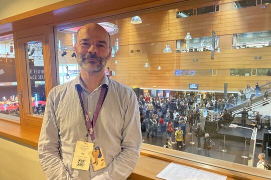 Roland Lehoucq, président de l'association du festival des Utopiales