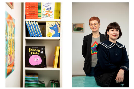 Valérie Cussagnet et Rozenn Samson