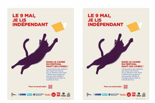 Affiche de la journée de l’indépendance dans le monde du livre 2026
