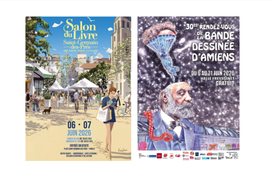 Affiches Festival du livre de SGDP & RDVBD 2026
