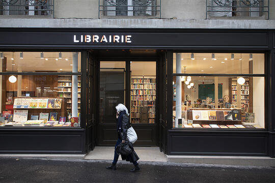 façade de librairie.