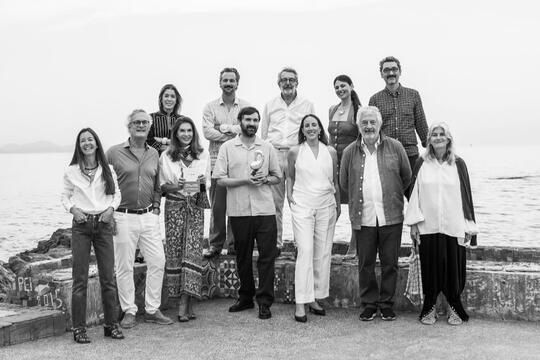Le jury et le lauréat du prix La Ponche 2026
