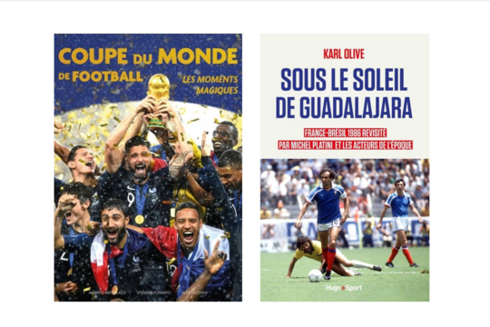 Les couvertures de Sous le soleil de Guadalajara et de Coupe du monde de football : les moments magiques