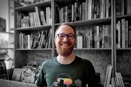 Maël Nonet directeur des éditions Rouquemoute