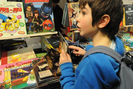 Un jeune lecteur