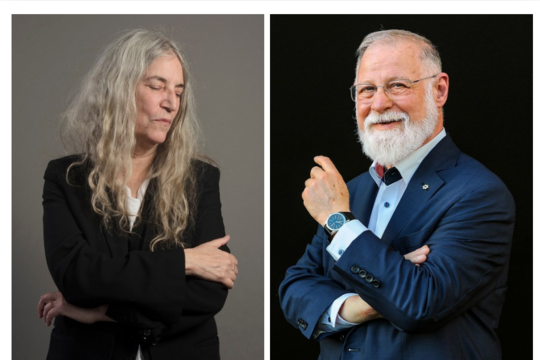 Patti Smith et Alberto Manguel