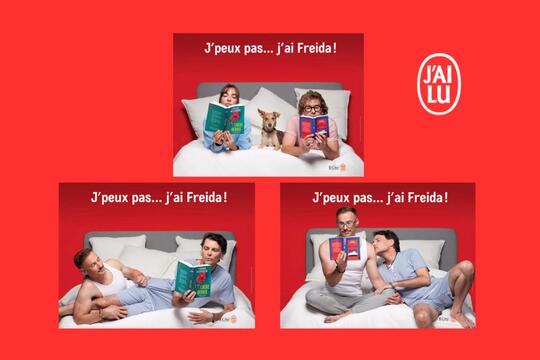 Nouvelle campagne promotionnel chez J'ai Lu : J'peux pas...J'ai Freida !