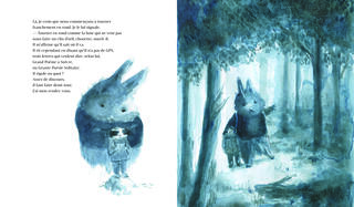 Carl Norac, illustrations Gaya Wisniewski, "Ma plus belle ombre" (Éditions MeMo) : Quelque chose bleu0.jpg