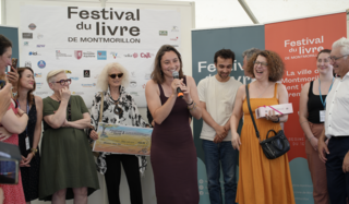 Adèle Yon à la remise du prix Régine Deforges