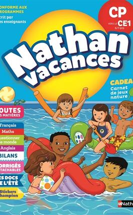 Nathan vacances CP vers le CE1 67 ans  toutes _Nathan_9782091932569.jpg