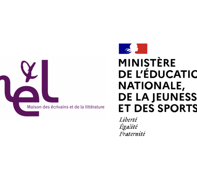 Logo Maison des écrivains et ministère de l'Education