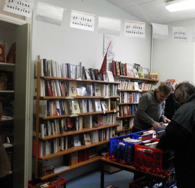 Une librairie solidaire du Secours populaire