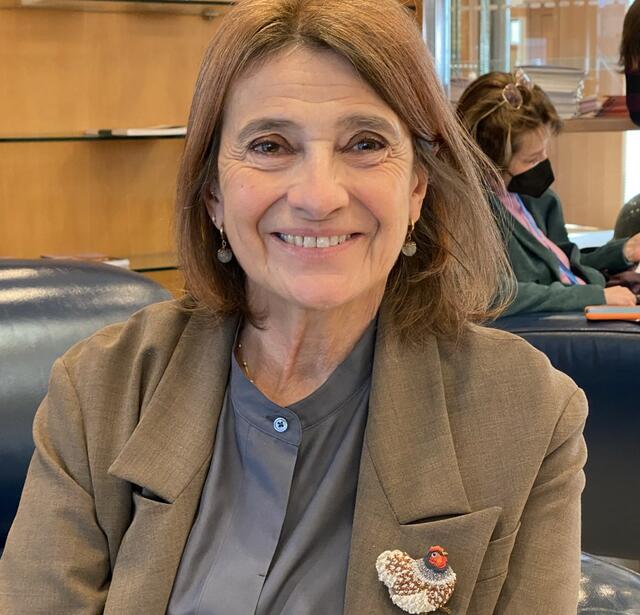 Elena Pasoli, directrice de la Foire internationale du livre pour la jeunesse de Bologne, 22 mars 2022