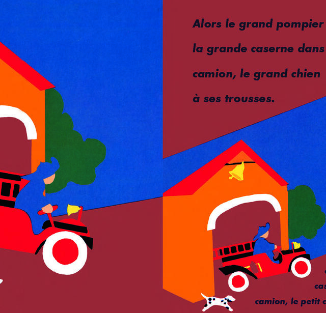 Margaret Wise Brown, Esphyr Slobodkina, "Le petit pompier " (Didier Jeunesse) : Petit et grand.jpg